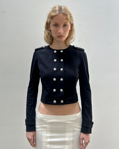 Burberry Cropped Military Jacket