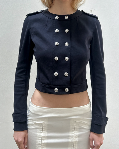 Burberry Cropped Military Jacket