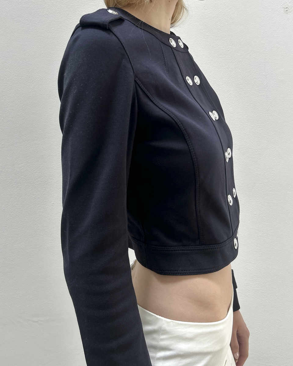 Burberry Cropped Military Jacket