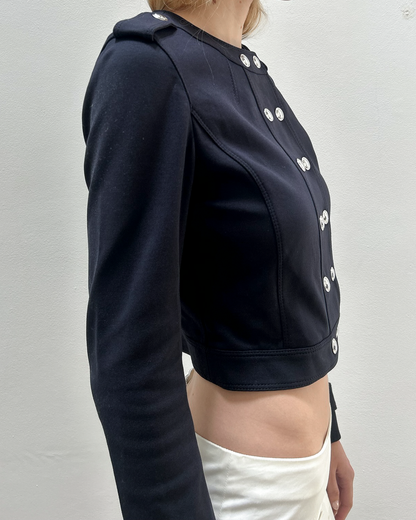 Burberry Cropped Military Jacket