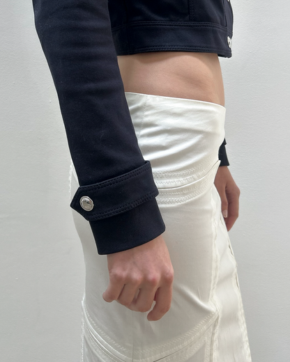 Burberry Cropped Military Jacket