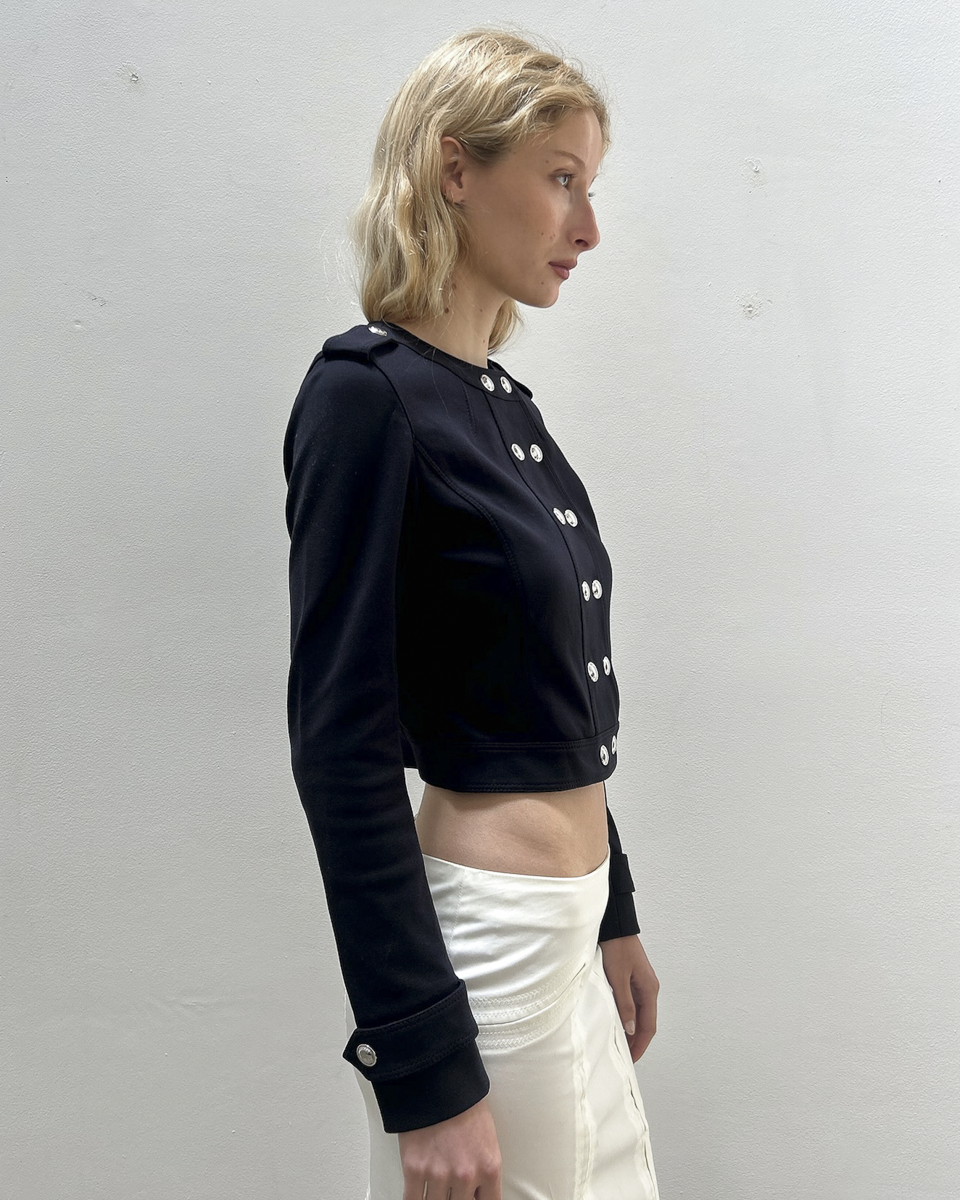 Burberry Cropped Military Jacket
