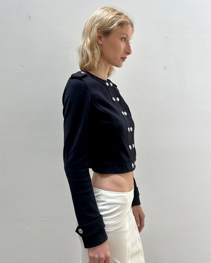 Burberry Cropped Military Jacket