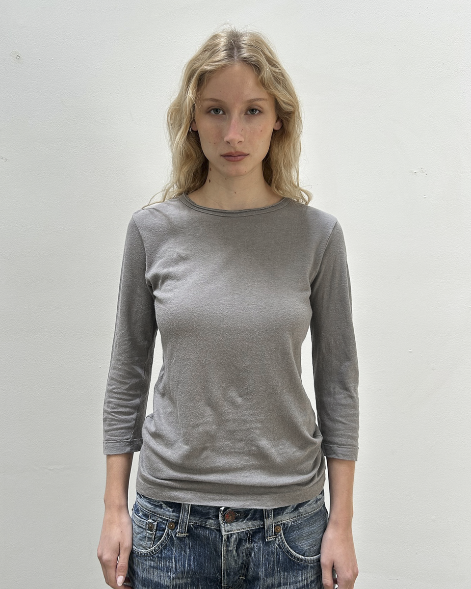 Y’s Yohji Yamamoto 3/4 Sleeve Top
