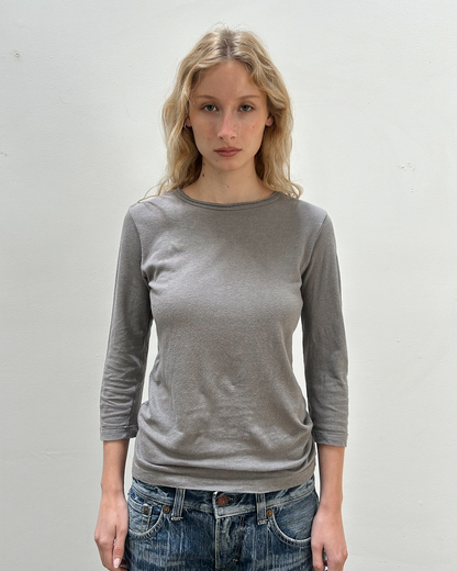Y’s Yohji Yamamoto 3/4 Sleeve Top