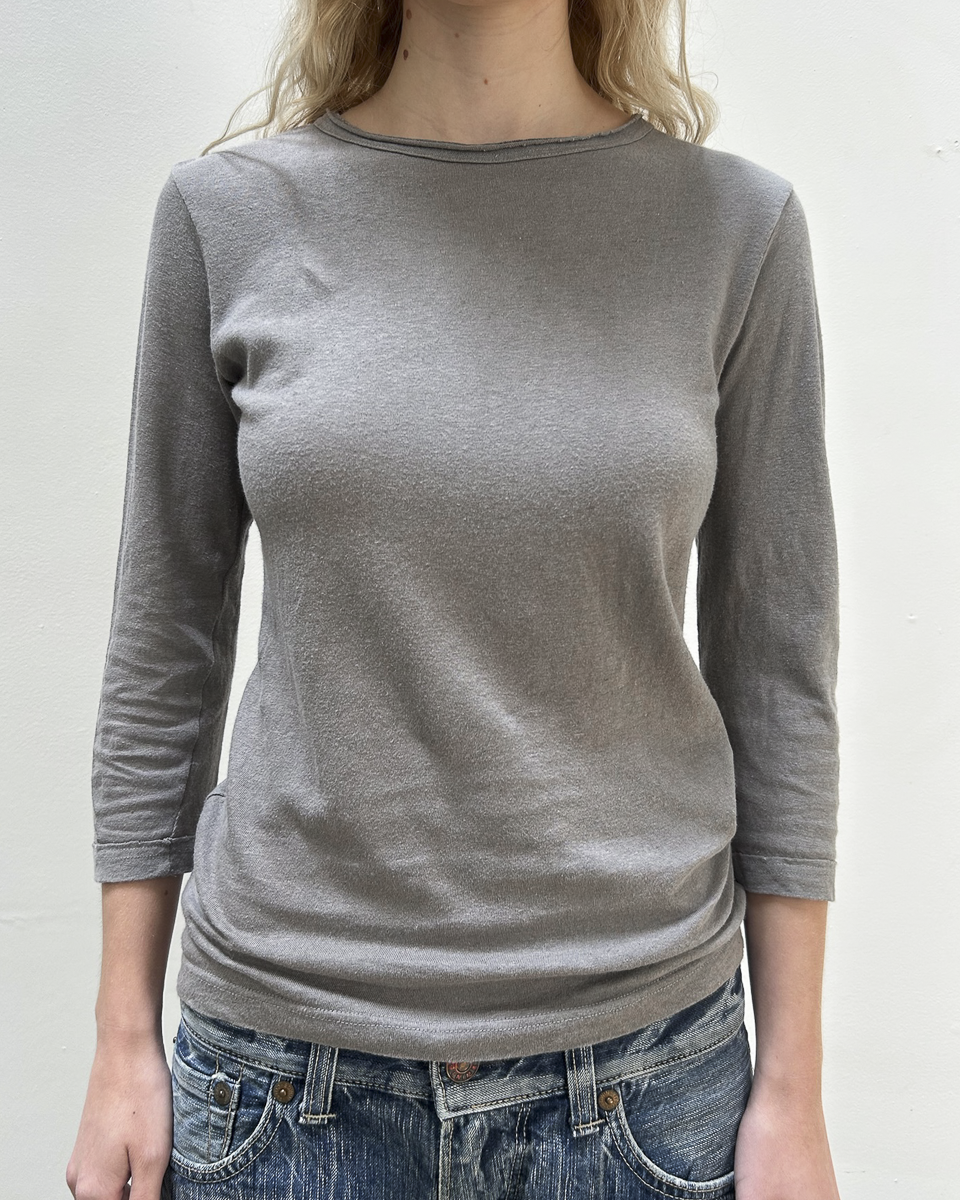 Y’s Yohji Yamamoto 3/4 Sleeve Top