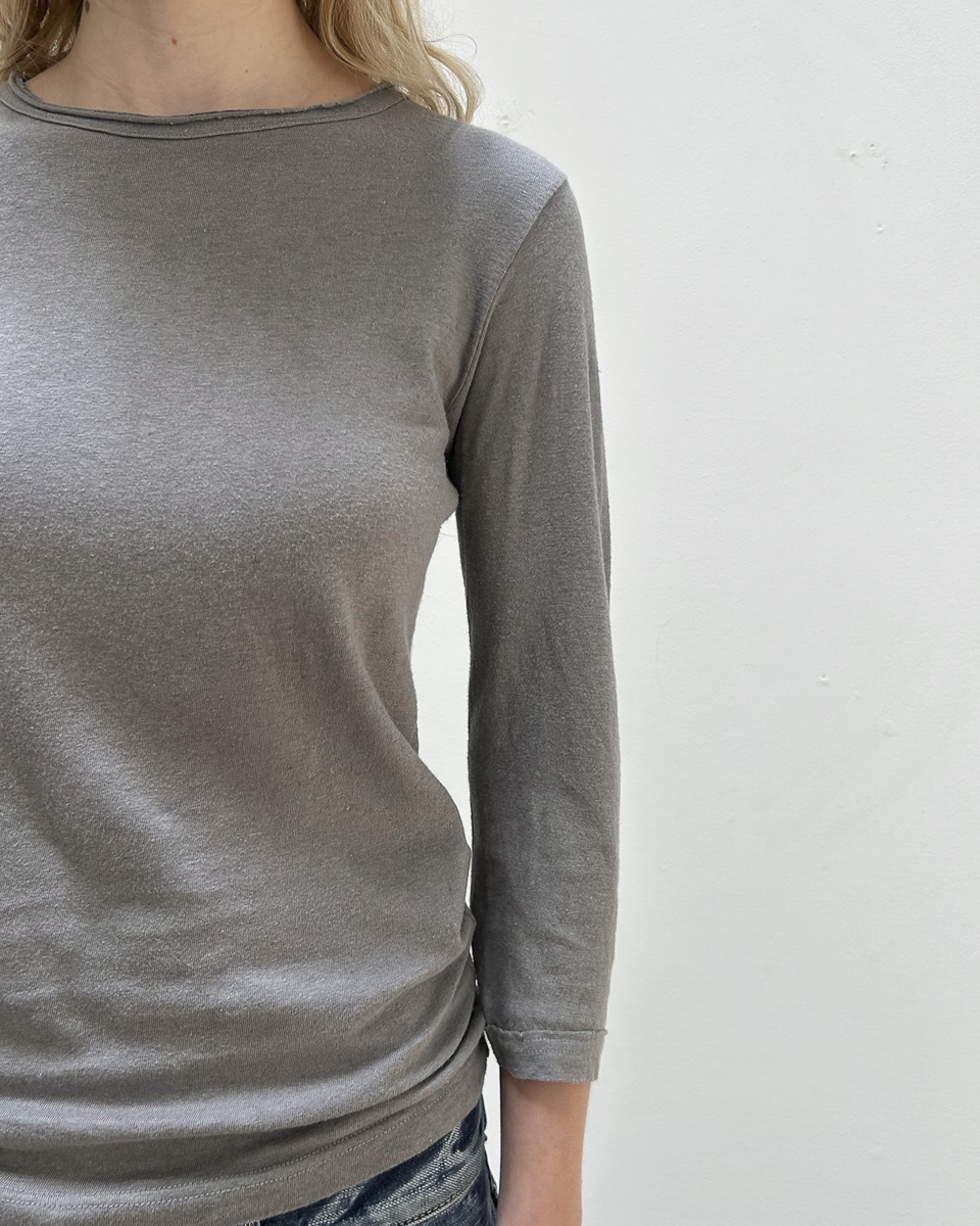 Y’s Yohji Yamamoto 3/4 Sleeve Top