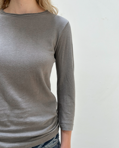 Y’s Yohji Yamamoto 3/4 Sleeve Top