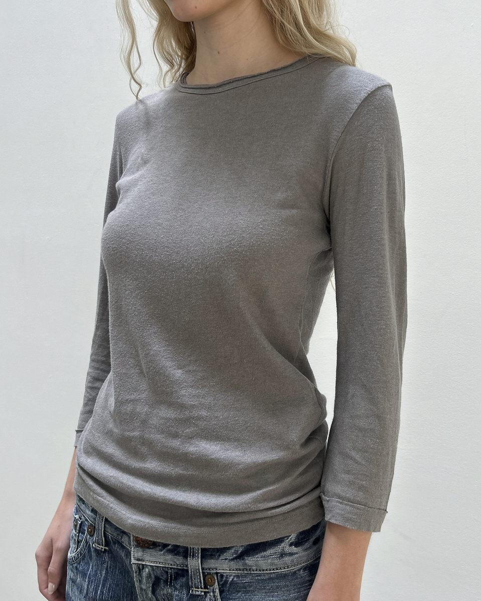 Y’s Yohji Yamamoto 3/4 Sleeve Top