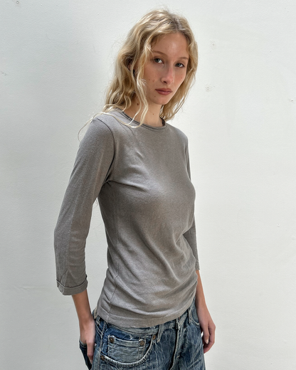 Y’s Yohji Yamamoto 3/4 Sleeve Top