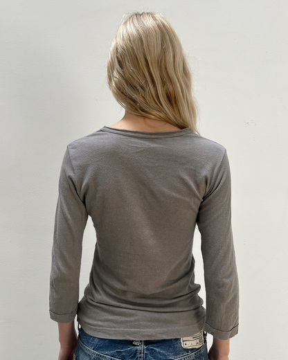 Y’s Yohji Yamamoto 3/4 Sleeve Top