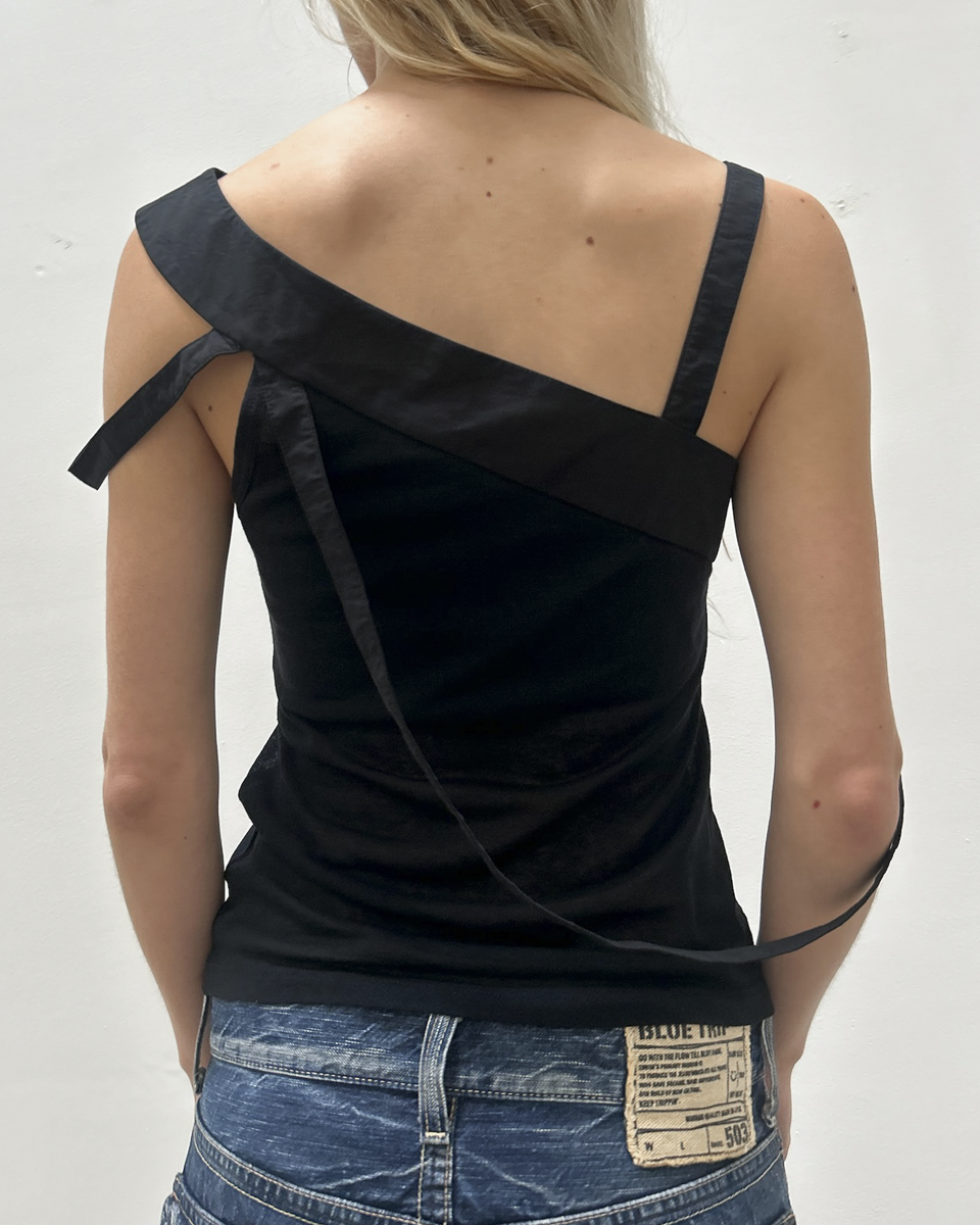 Barbara Bui Asymmetrical Strap Tank Top