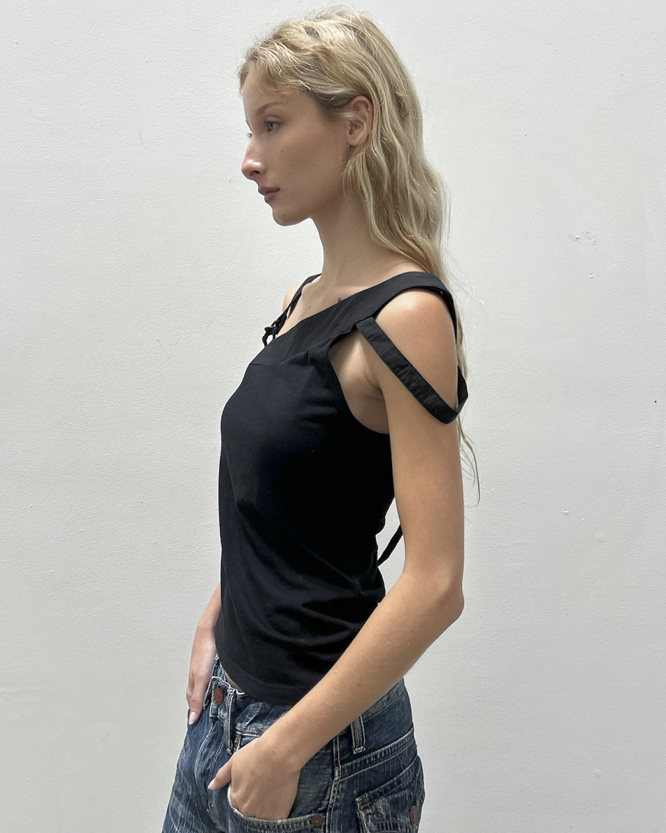 Barbara Bui Asymmetrical Strap Tank Top