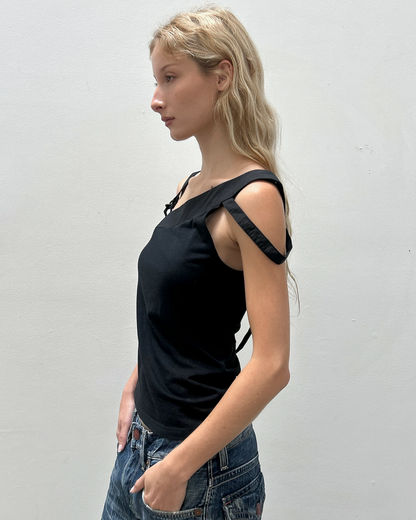 Barbara Bui Asymmetrical Strap Tank Top