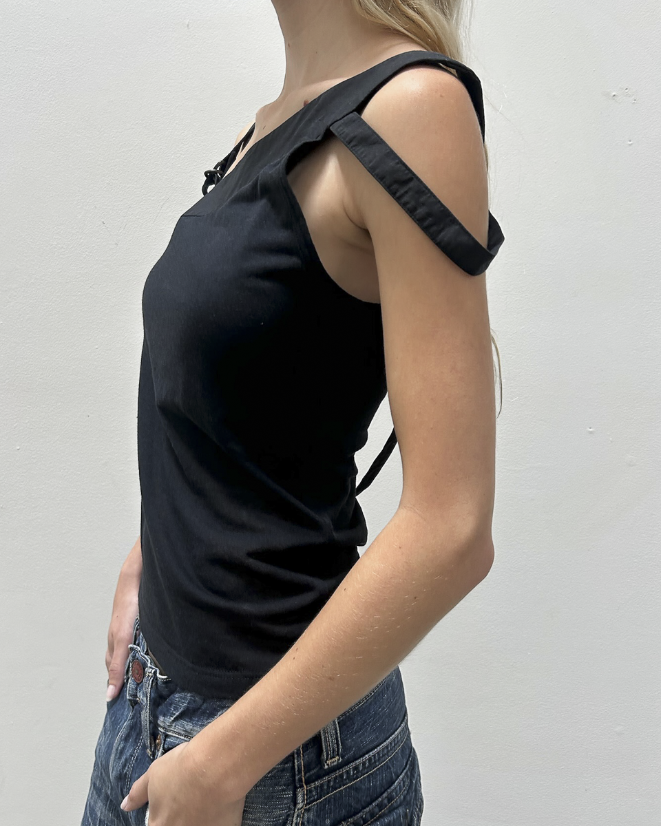 Barbara Bui Asymmetrical Strap Tank Top
