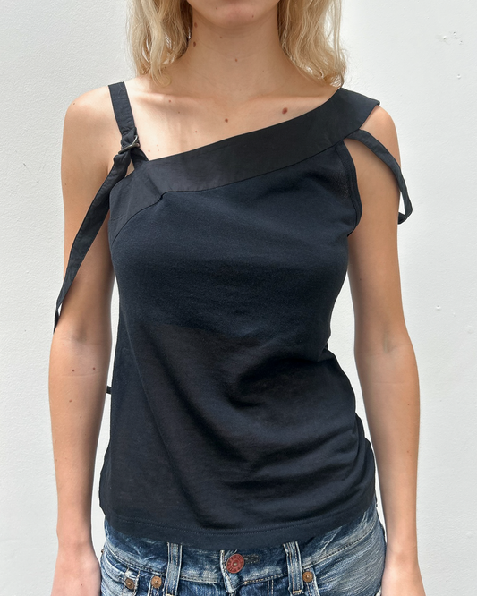 Barbara Bui Asymmetrical Strap Tank Top