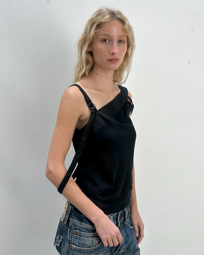 Barbara Bui Asymmetrical Strap Tank Top