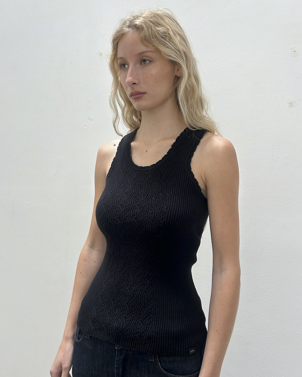 Chanel SS2005 Knit Tank Top