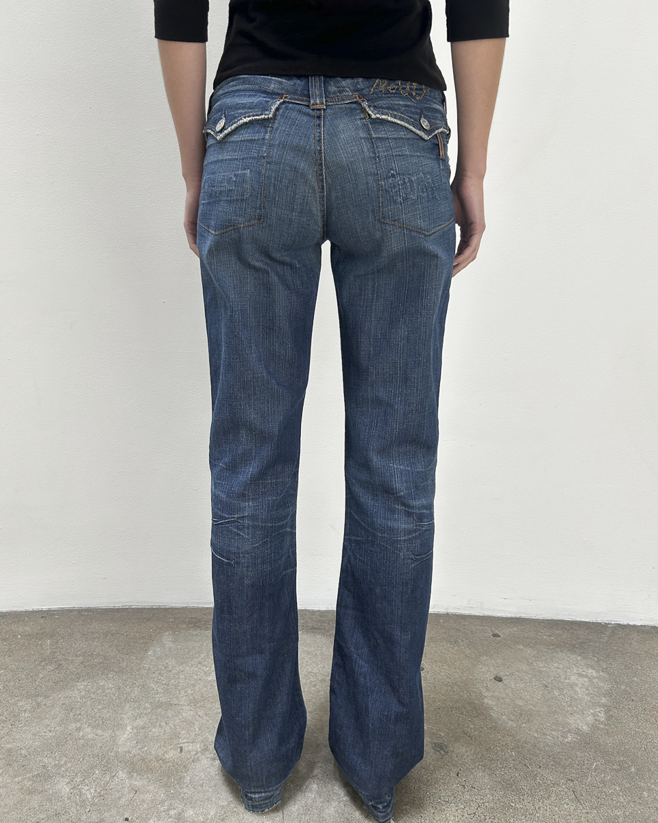 Notify Low-Rise Flap Pocket Denim