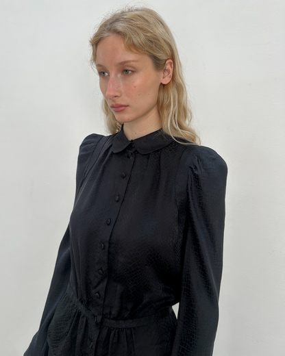 Balenciaga by Nicolas Ghesquière 2009 Silk Blouse
