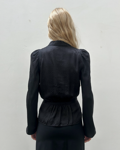 Balenciaga by Nicolas Ghesquière 2009 Silk Blouse