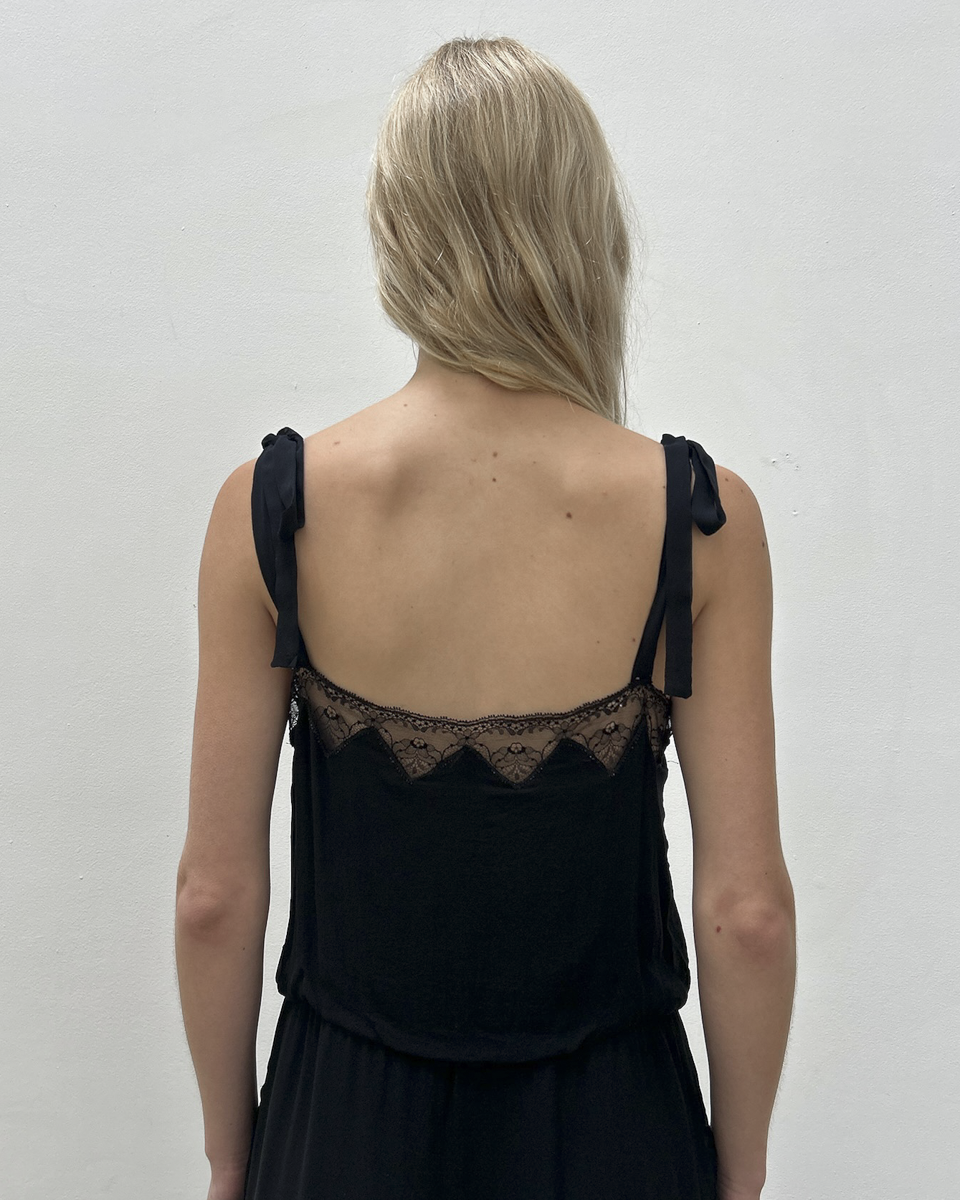 Blumarine by Anna Molinari Silk Lace Dress
