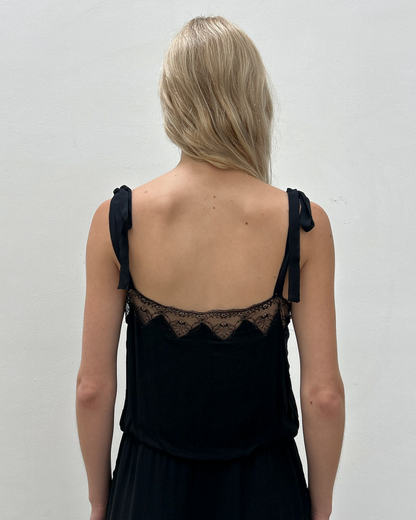 Blumarine by Anna Molinari Silk Lace Dress