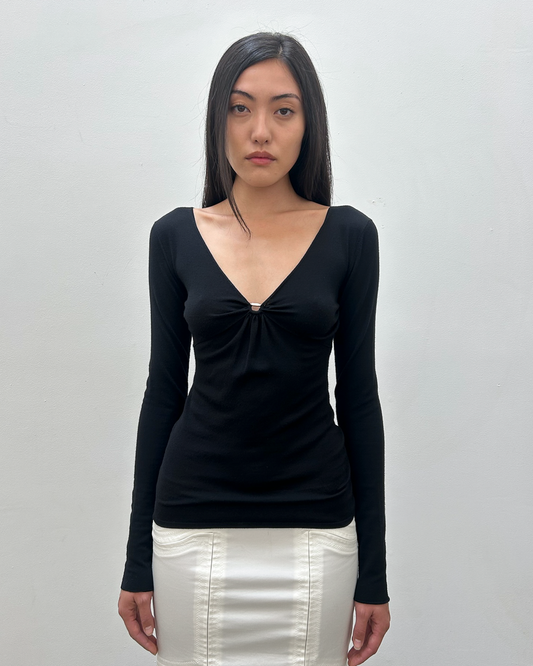 Gucci Knit V-Neck Top