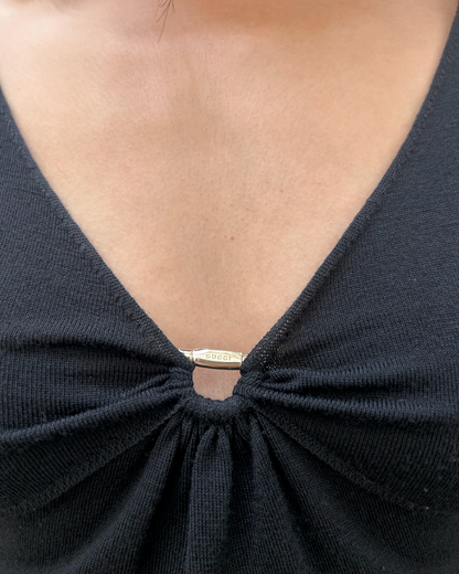 Gucci Knit V-Neck Top