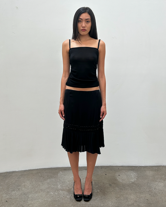 Gucci FW2005 Beaded Chiffon Skirt