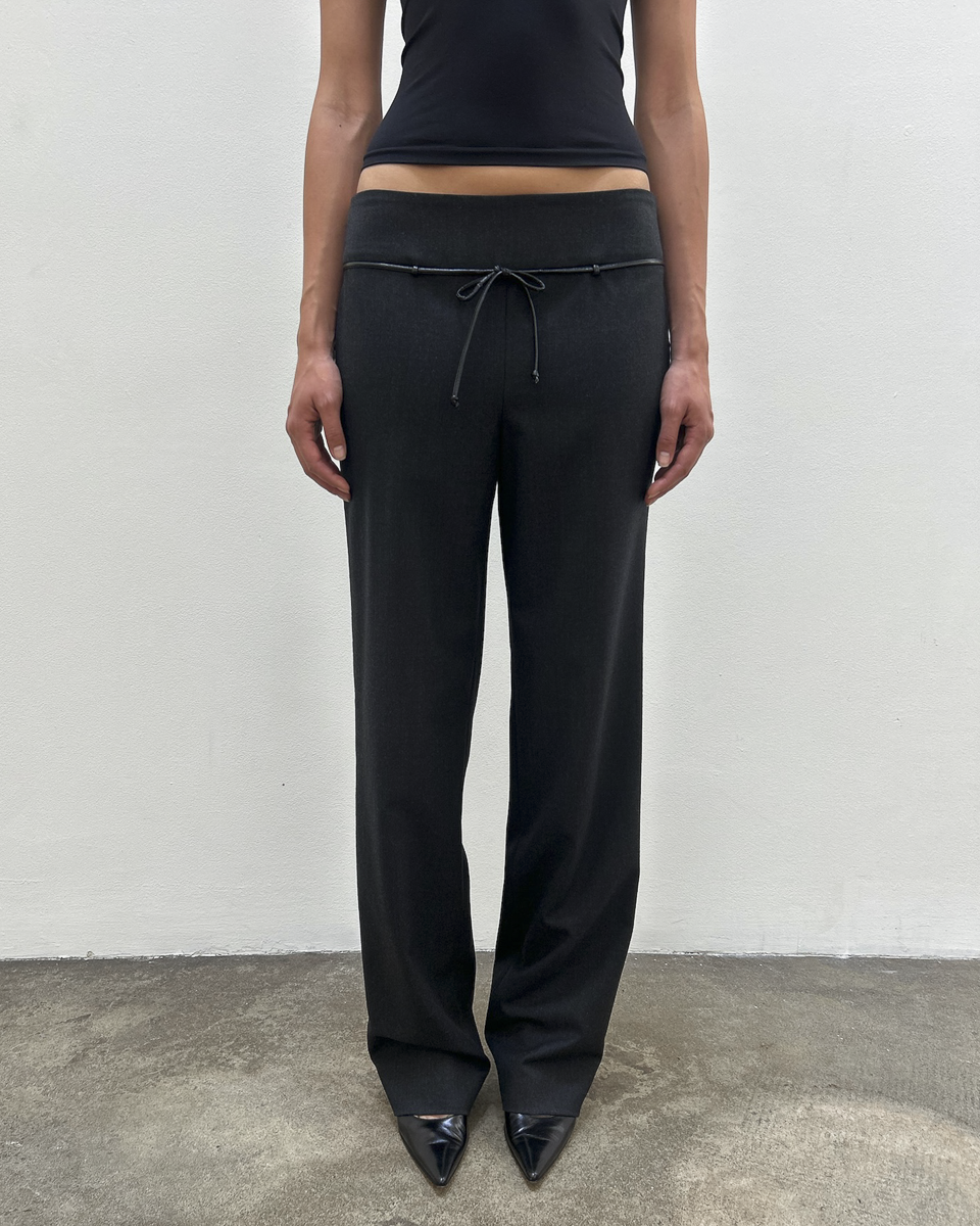 Armani Collezioni Tie-Waist Trousers