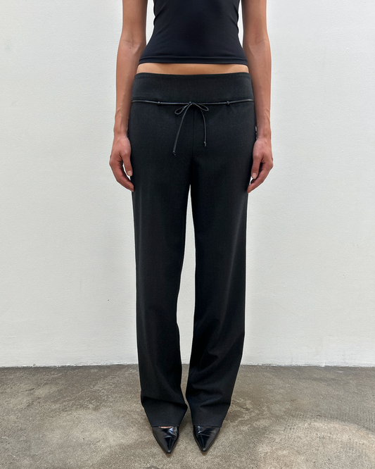 Armani Collezioni Tie-Waist Trousers