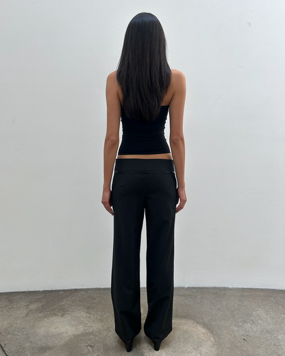 Armani Collezioni Tie-Waist Trousers