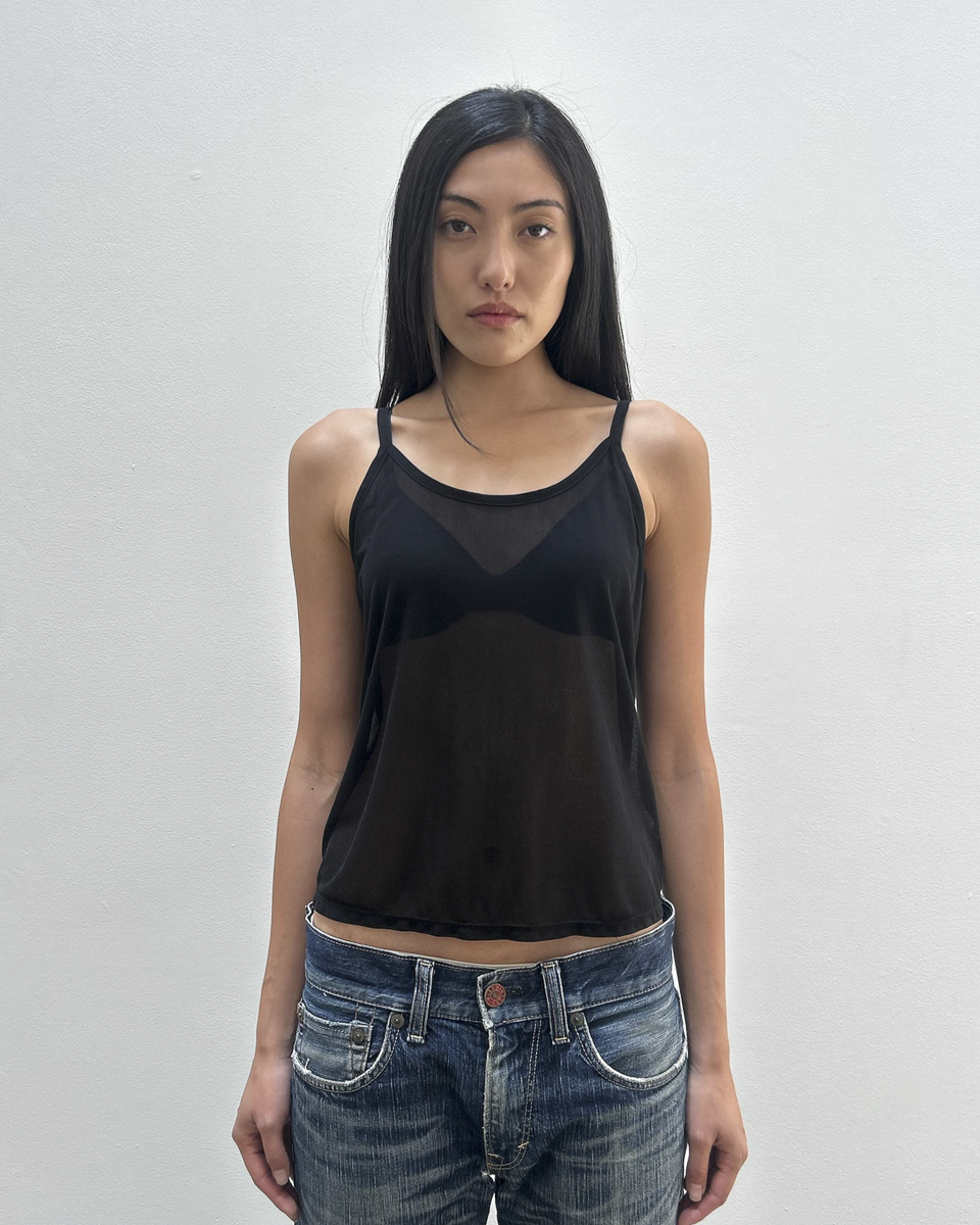 Emporio Armani Sheer Tank Top