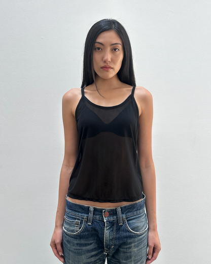Emporio Armani Sheer Tank Top