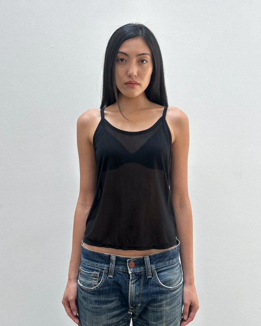Emporio Armani Sheer Tank Top