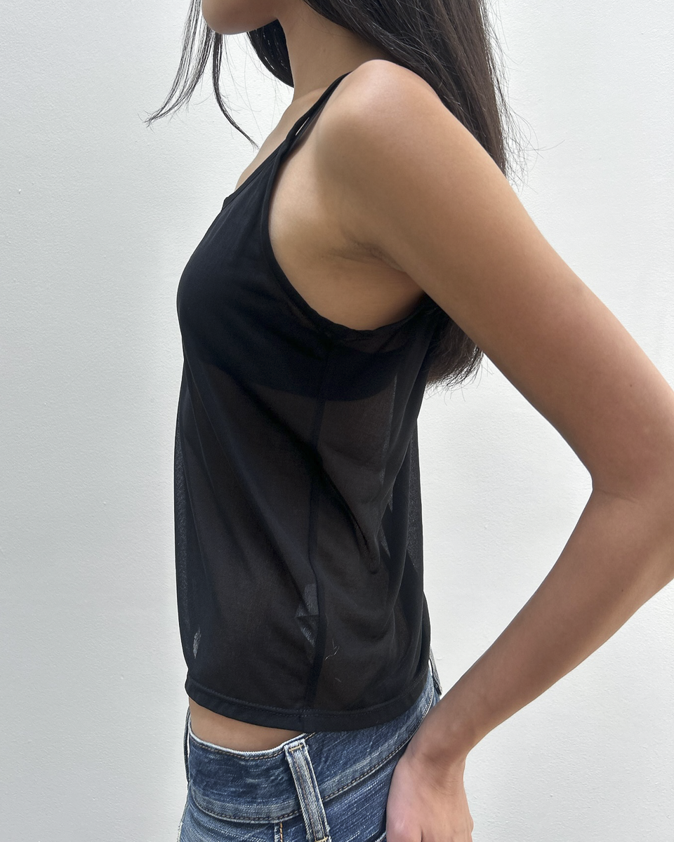 Emporio Armani Sheer Tank Top