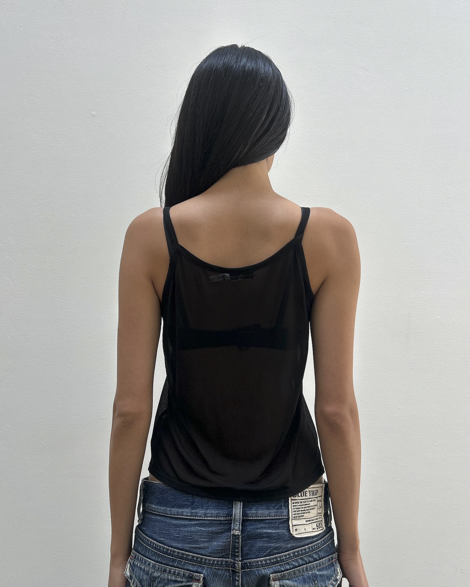 Emporio Armani Sheer Tank Top
