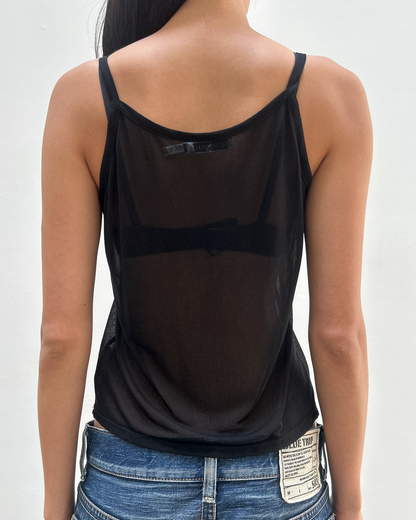 Emporio Armani Sheer Tank Top