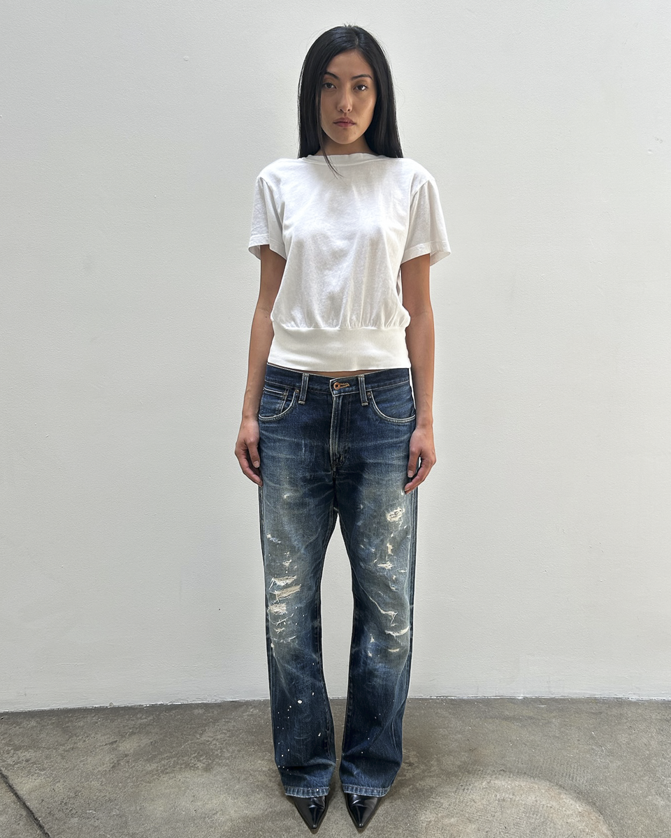 Edwin 505 Selvedge Distressed Denim