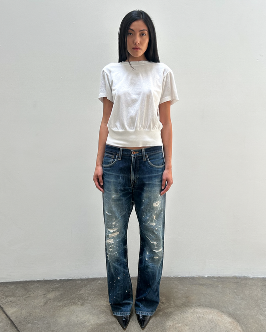 Edwin 505 Selvedge Distressed Denim