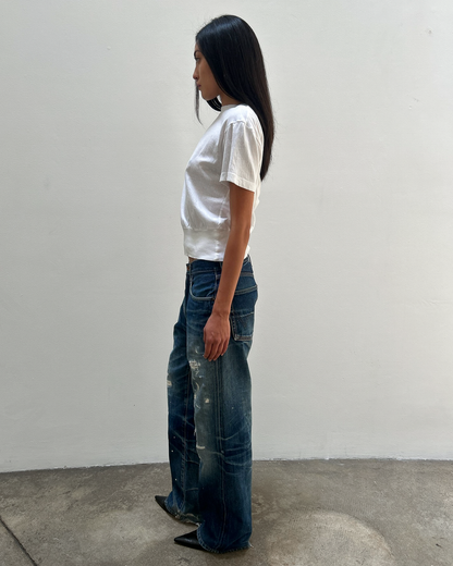 Edwin 505 Selvedge Distressed Denim