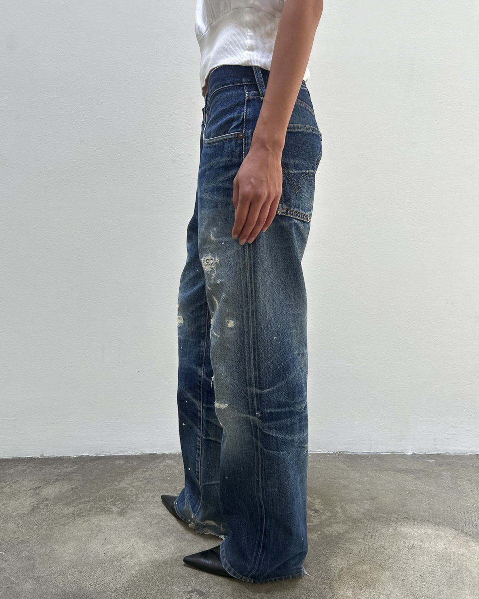 Edwin 505 Selvedge Distressed Denim