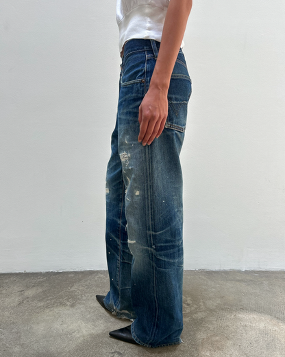 Edwin 505 Selvedge Distressed Denim