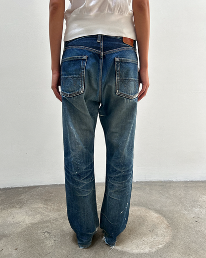 Edwin 505 Selvedge Distressed Denim
