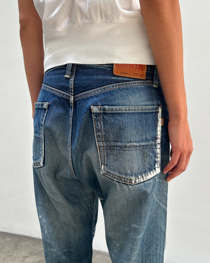 Edwin 505 Selvedge Distressed Denim
