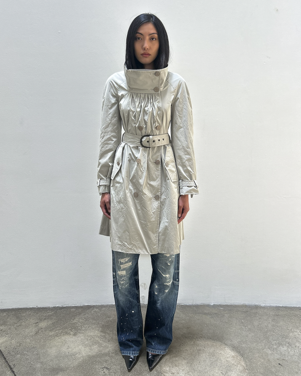 Stella McCartney FW2006 Funnel Neck Trench Coat