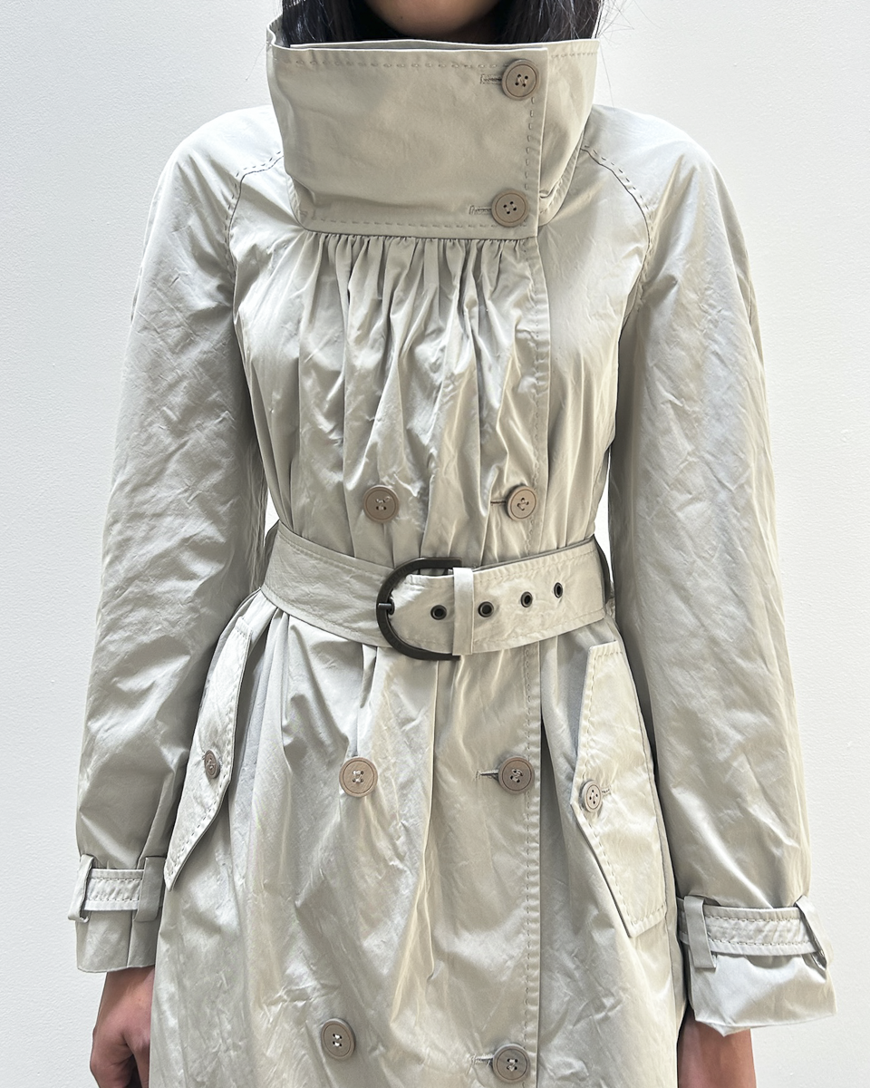 Stella McCartney FW2006 Funnel Neck Trench Coat