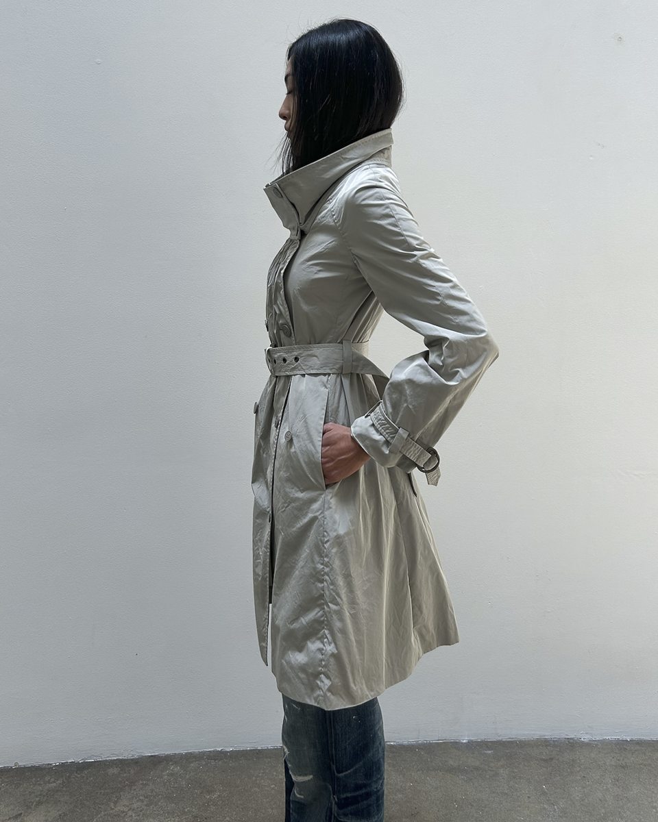 Stella McCartney FW2006 Funnel Neck Trench Coat