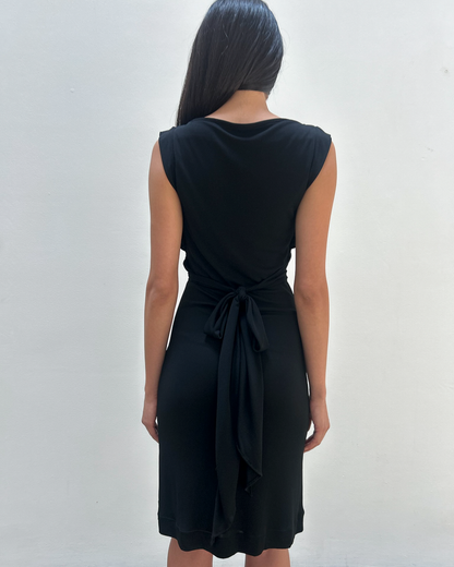 Gucci 2008 Draped Back-Tie dress